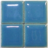 Keramik glasiert 20x20mm - Blau - 30 St.