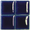 Keramik glasiert 20x20mm - Dunkelblau - 30 St.