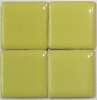 Keramik glasiert 20x20mm - Gelb - 30 St.