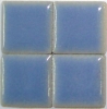 Keramik glasiert 20x20mm - Hellblau - 30 St.