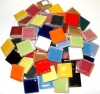 Keramik glasiert 20x20mm - Multi Colori - 250 g