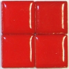 Keramik glasiert 20x20mm - Rot - 30 St.
