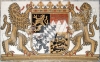 Natursteinmosaik - Bayernwappen 100x60cm