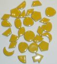 Keramik glasiert - Motivmix - gelb - 50 g