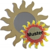 Sonne mit Spiegel - � 41 cm - 1 St�ck
