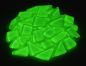 Preview: Softglas nachtleuchtend - polygonal - Gelb - 200g