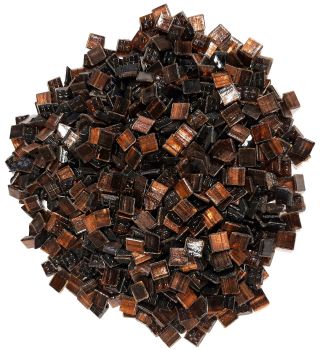 Aktion-WiWaColor 10x10mm - Dunkelbraun-Flimmer - 500 g