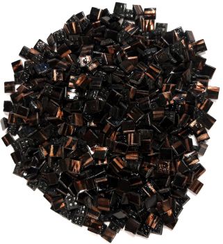 Aktion-WiWaColor 10x10mm - Schwarz-Flimmer - 500 g