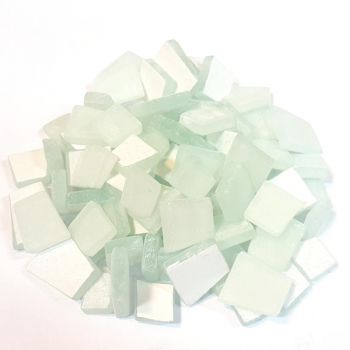 Gletscher-Glas gefrostet - Weiß - 200 g
