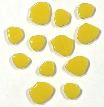 Soft-Glas-Kleckse - Pastellgelb - 100 g