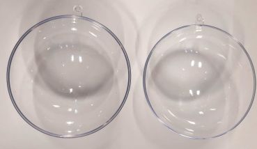 Kunststoff Kugel - 12 cm Durchmesser -  2 Halbschalen