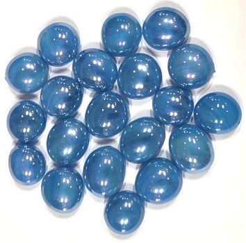 Glasnuggets  Mini 10/12mm - Türkis opak