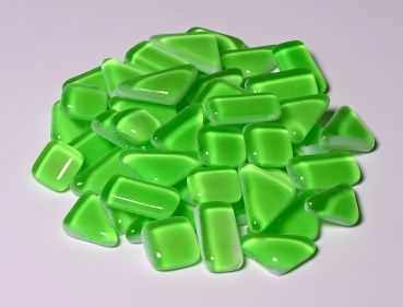 Softglas nachtleuchtend - polygonal - Grün - 200g