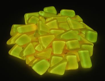 Softglas nachtleuchtend - polygonal - Orange - 200g