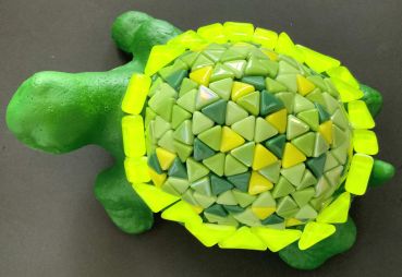 Mosaik Set "Schildkröte" - nachleuchtend"