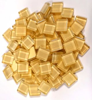 Soft-Glas 15x15mm - Gold-Metallic - 200g