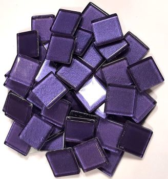 Soft-Glas 20x20mm - Lila-Metallic - 200g