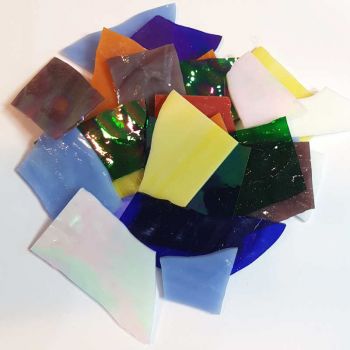 Tiffany-Glas Polygonal - Irisierend - 200g