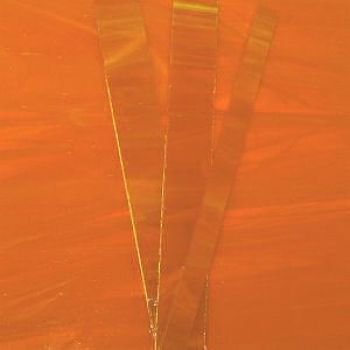 Tiffany-Glasstreifen 150mm - Orange - 1 St.