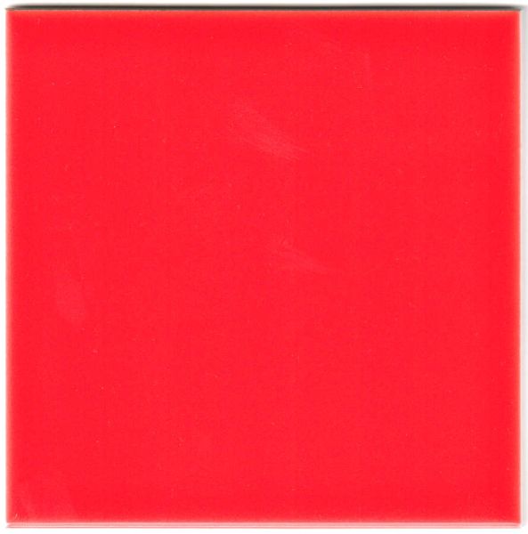 Fliese 15 x 15 cm - Akzent Rot - 1 St.
