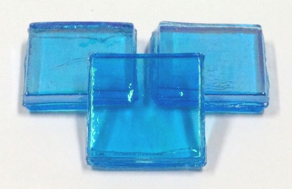 Eis-Glas - transparent - "Hellblau"