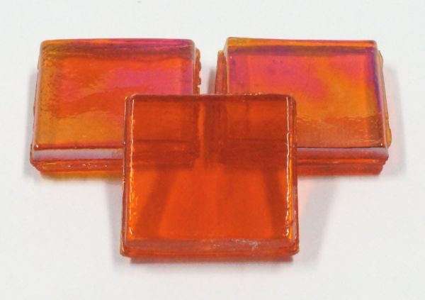 Eis-Glas - transparent - "Orange"