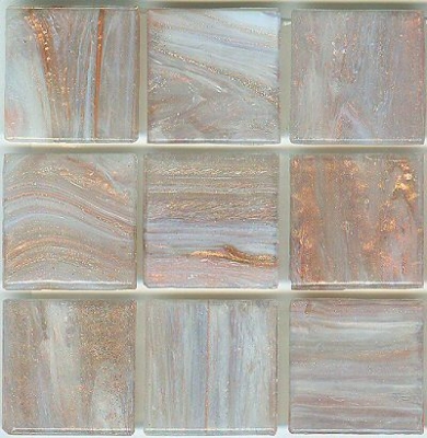 BISAZZA LeGemme 20x20mm 02 - GM20.20 Weiß/Rose - 2,07 m²