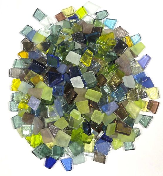 Aktion - Gletscher-Glas -  transparent u. gefrostet - 800 g