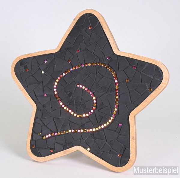 Bambusträger - Stern - 20x20cm