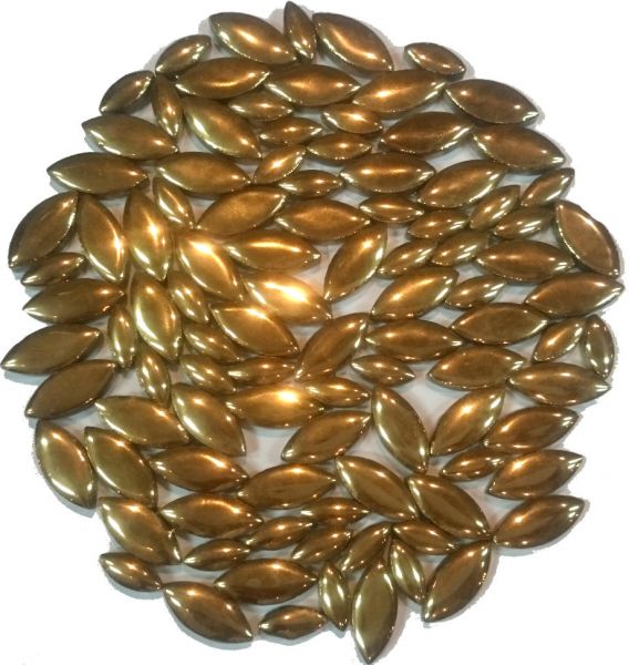 Keramik-Blüten - Gold - 100 g