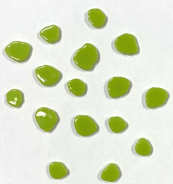 Soft-Glas-Kleckse - Grasgrün - 100 g