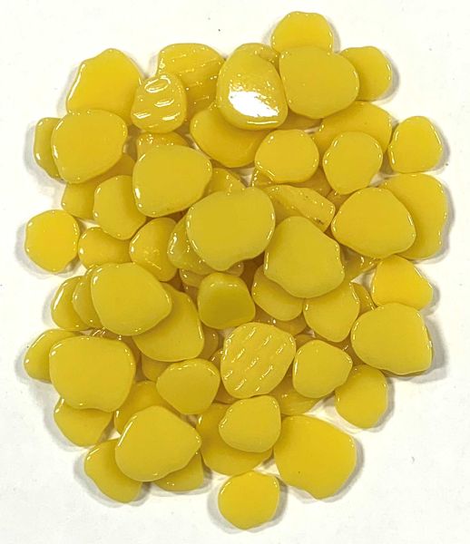 Soft-Glas-Kleckse - Pastellgelb - 100 g