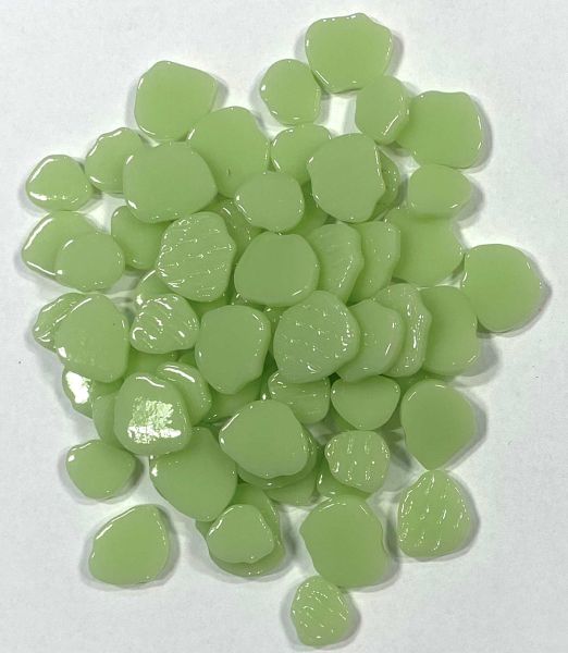 Soft-Glas-Kleckse - Pastellgrün - 100 g