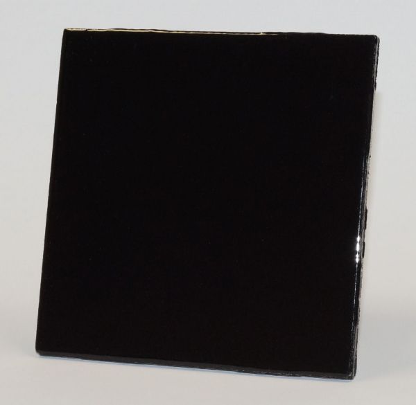 Fliese 10 x 10 cm - Schwarz