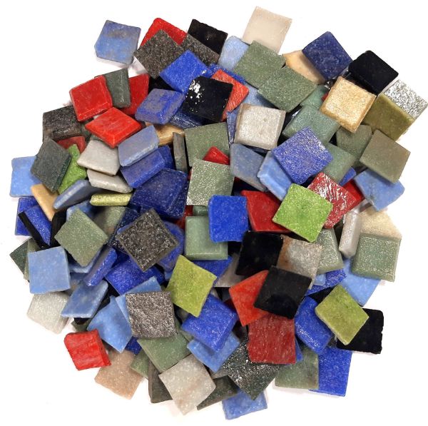 Antike Glas Mischung 20x20 "Bunt-Mix" - 800 g