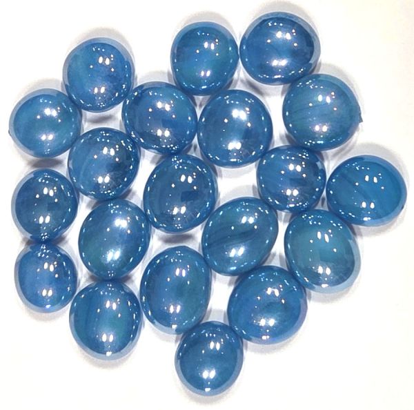 Glasnuggets  Mini 10/12mm - Türkis opak
