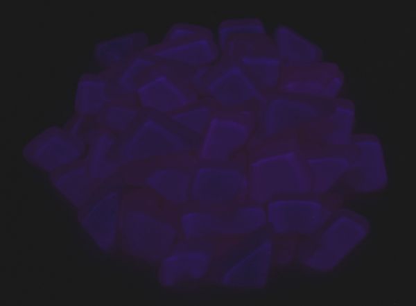 Softglas nachtleuchtend - polygonal - Pink - 200g