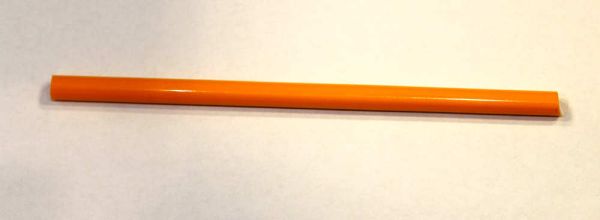 Glasstab in hellem Orange