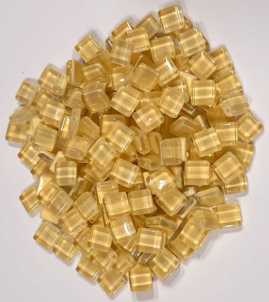 Soft-Glas 10x10mm - Gold-Metallic - 200g