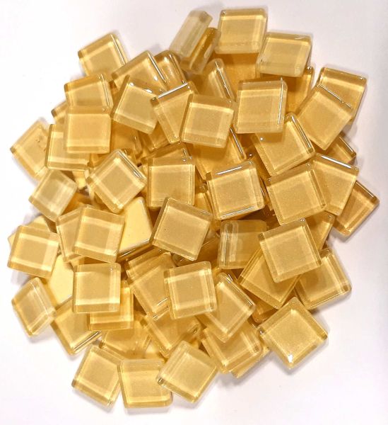 Soft-Glas 15x15mm - Gold-Metallic - 200g