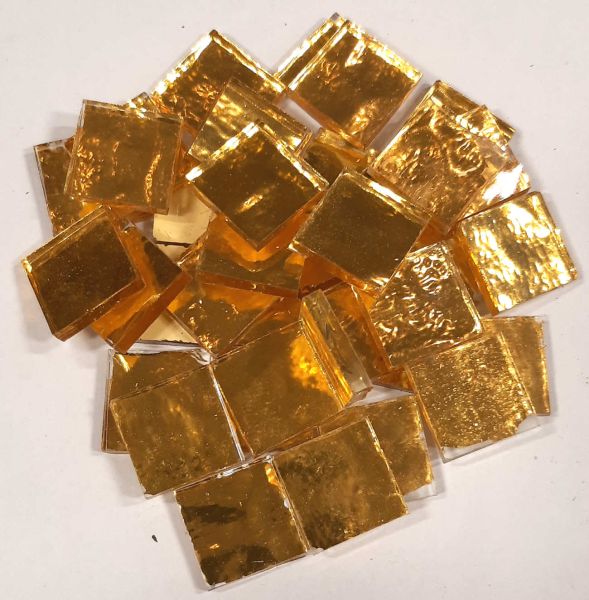 Spiegelmosaik 20 - Gelbgold - geriffelt - 125g