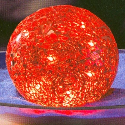 Crackle-Mosaik Set - Kugelleuchte