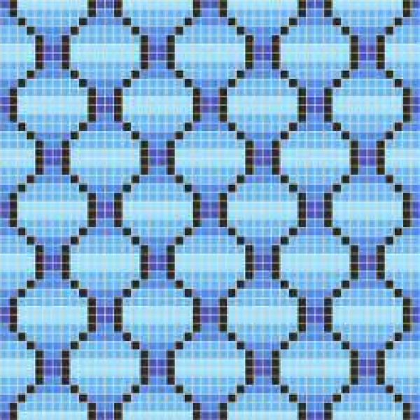 WiWaColor 10x10mm - Fertigdekor "Pflaster Blau Hell" - 1 Bogen