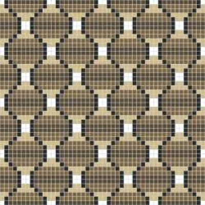 WiWaColor 10x10mm - Fertigdekor "Pflaster Braun Dunkel"- 1 Bogen