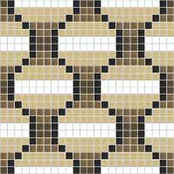 WiWaColor 20x20mm - Fertigdekor "Pflaster Braun Hell" - 1 Bogen