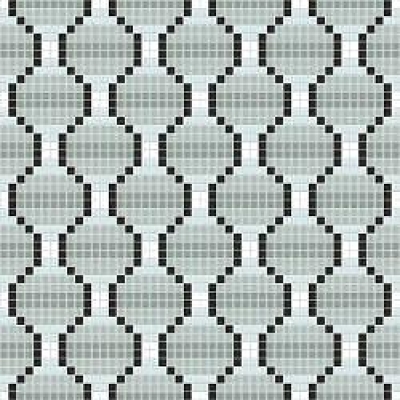 WiWaColor 10x10mm - Fertigdekor "Pflaster Grau Dunkel" - 1 Bogen