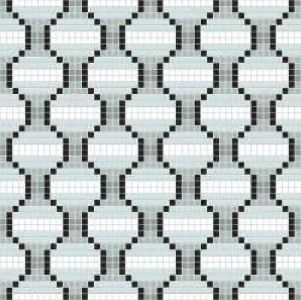 WiWaColor 10x10mm - Fertigdekor "Pflaster Grau Hell" - 1 Bogen