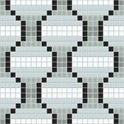 WiWaColor 20x20mm - Fertigdekor "Pflaster Grau Hell" - 1 Bogen