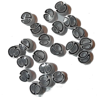 Millefiori Ø 9-11mm - Halbmond - 20 g