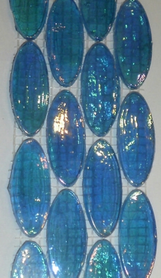 Ovale Glas-Blüten - Maldives - 24 Stück